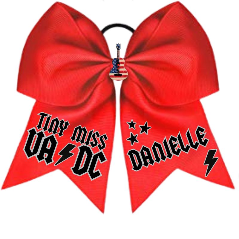 Tiny Miss Virginia/DC Hair Bow