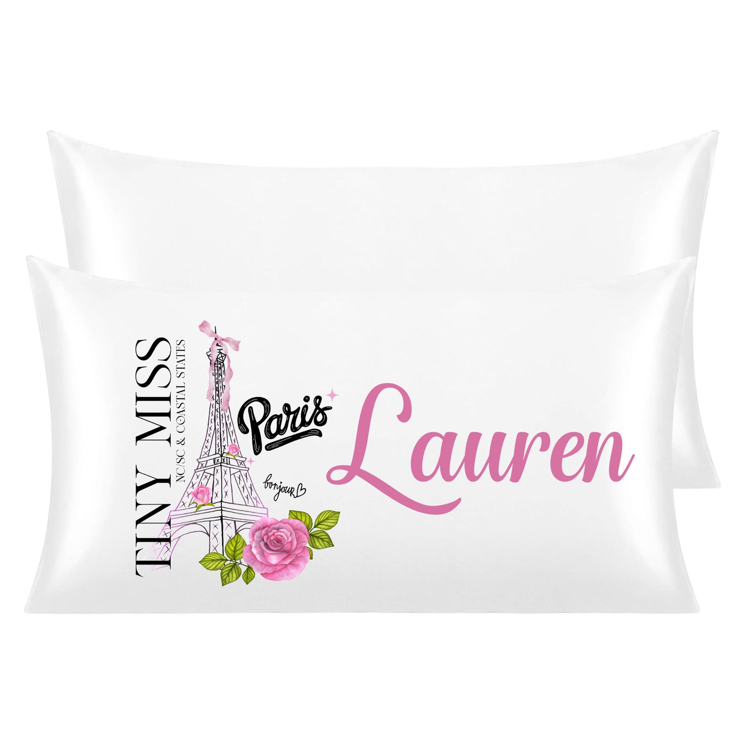 Tiny Miss Carolinas Satin Pillowcase