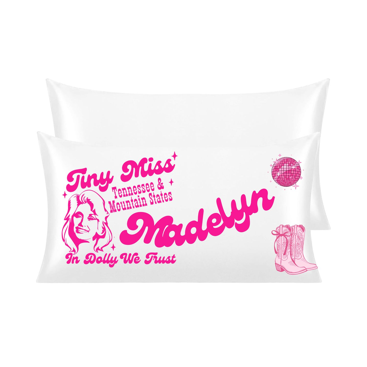 Tiny Miss TN Satin Pillowcase