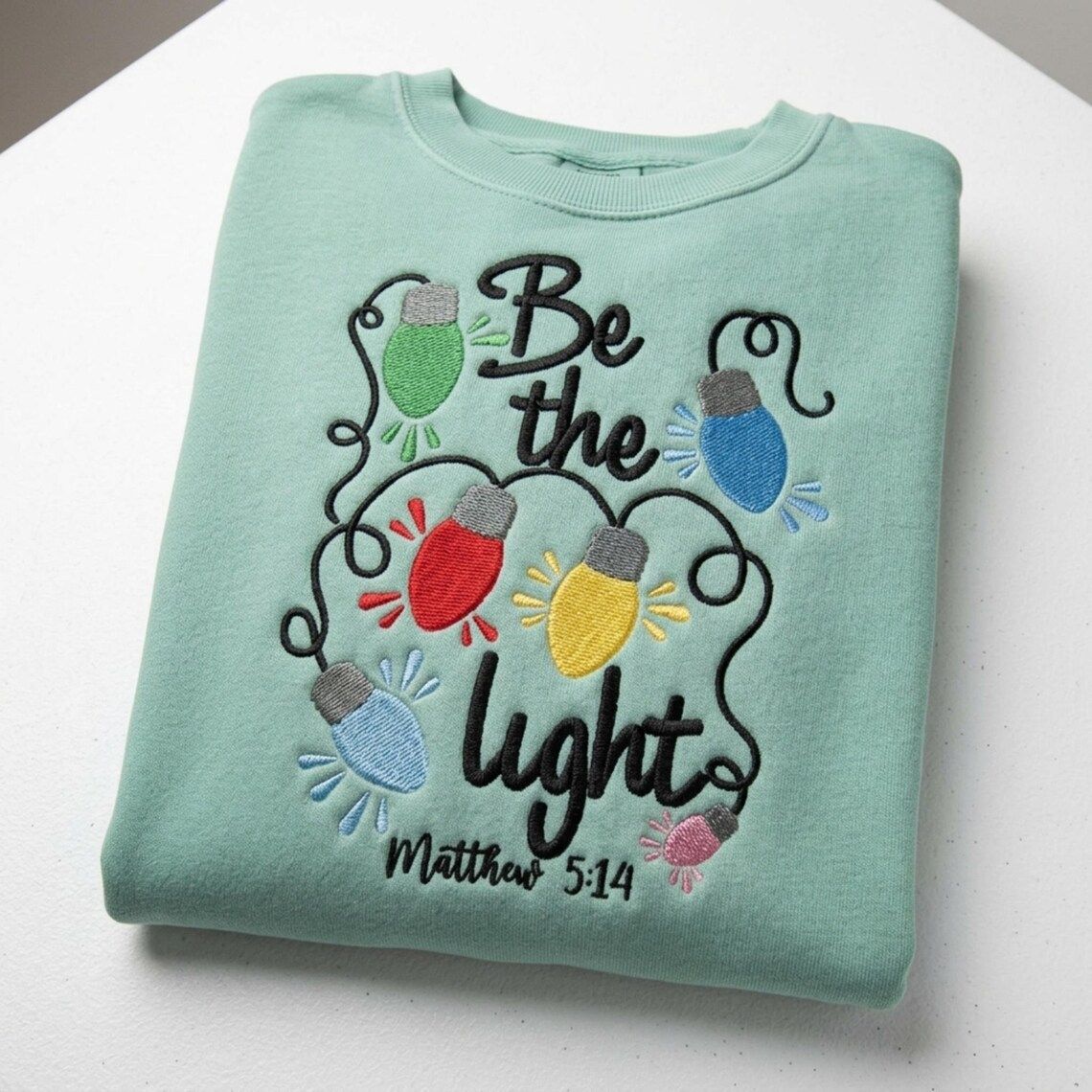 Be The Light Embroidered Shirt