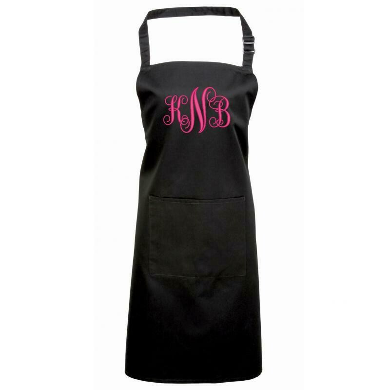 Monogrammed Kitchen Apron
