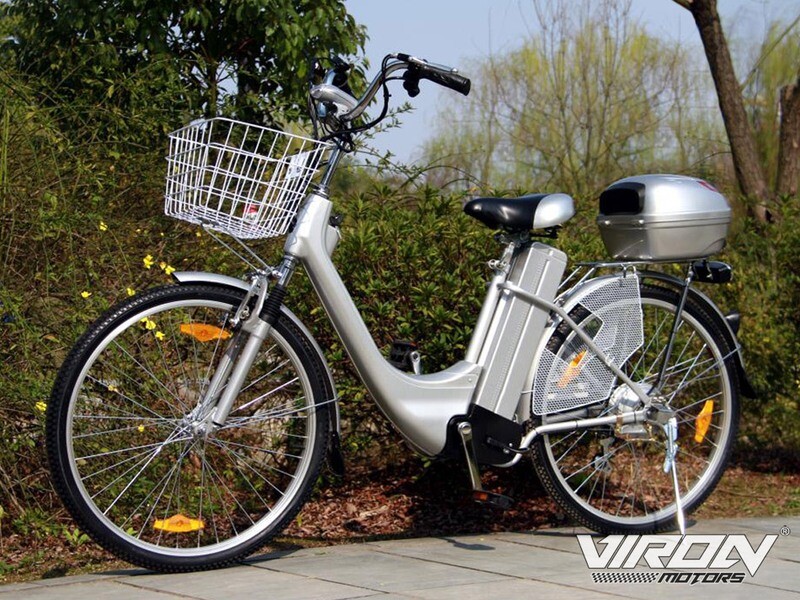 Vélo électrique City Bike 250 Gris
