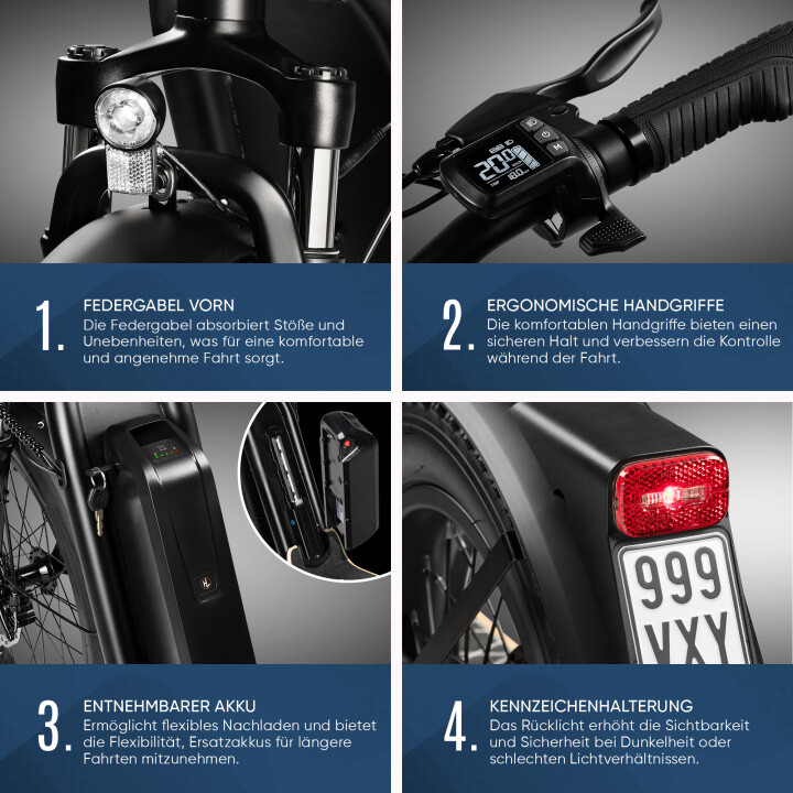 Trottinette Électrique Grandes Roues Cross XI-1200-S - Homologuée route -