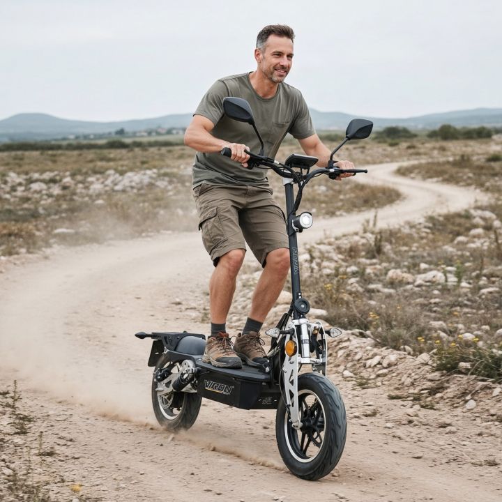Trottinette électrique Cross Viron VR-1500 EEC –  homologué route (35 km/h avec ABE)