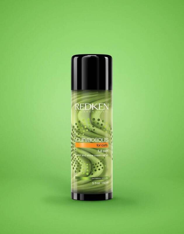 Curvaceous Full Swirl Curly &amp; Wavy Hair Cream Serum