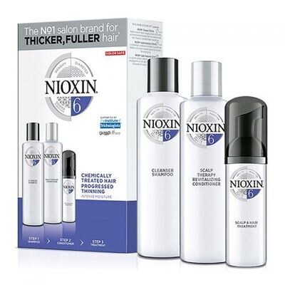 Nioxin Kit System 6 - Chemically Treated Hair (Progressed Thinning)
