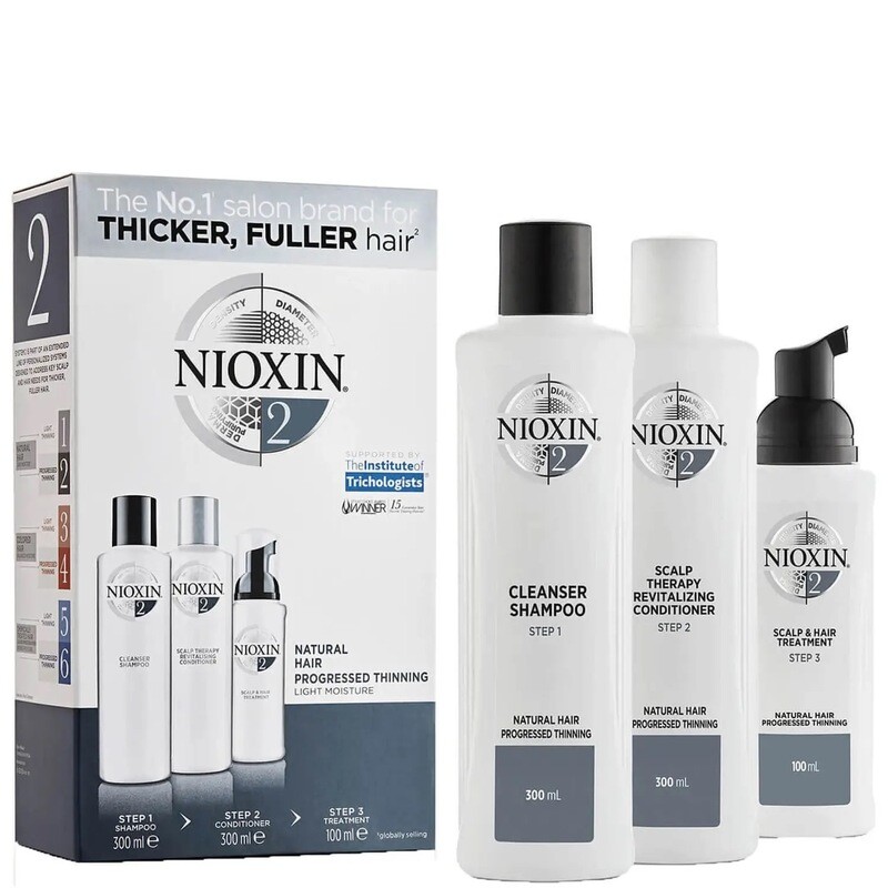 NIOXIN KIT SYSTEM 2 - NATURAL HAIR (PROGRESSED THINNING)