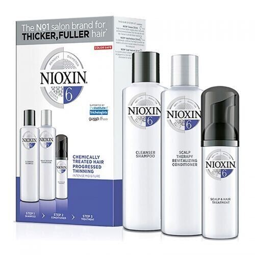 NIOXIN KIT SYSTEM 6 - CHEMICALLY TREATED HAIR (PROGRESSED THINNING)