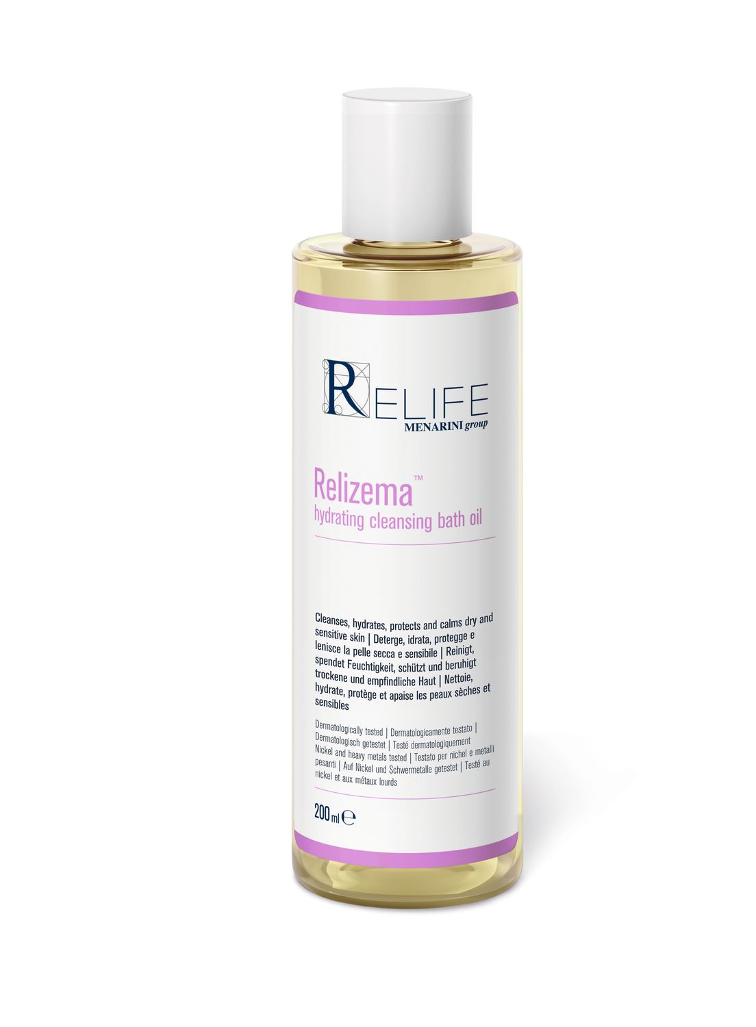 Relizema™ Hydrating Cleansing Bath Oil