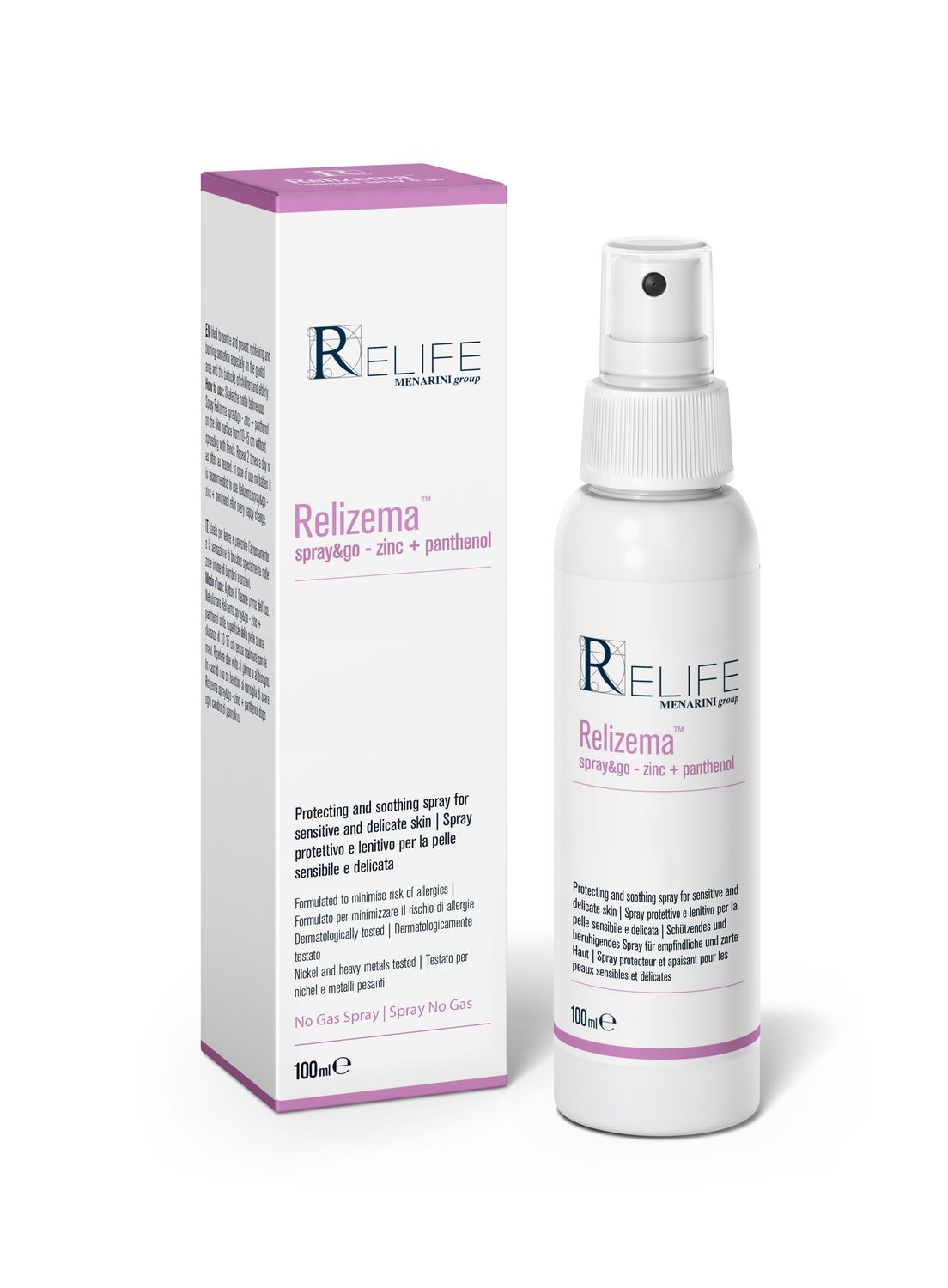 Relizema™ Spray &amp; Go – Zinc + Panthenol