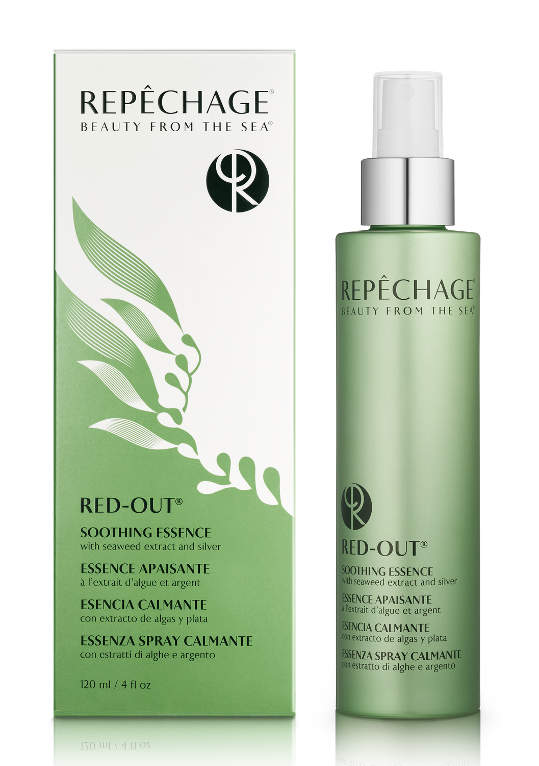 Red-Out Soothing Essence with seaweed extract and silver