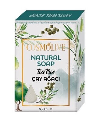 Cosmolive - Tea Tree - Natuurlijke Zeep (Zeepblok) - 100 gr