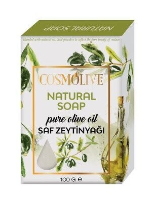 Cosmolive - Pure Olijfolie - Natuurlijke Zeep (Zeepblok) - 100 gr