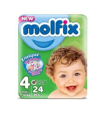 Molfix Babyluiers Maxi Nr:4 24st