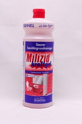 Dr. Schnell MILIZID Kraftgel Sanitärreiniger - 1 Liter - Flasche