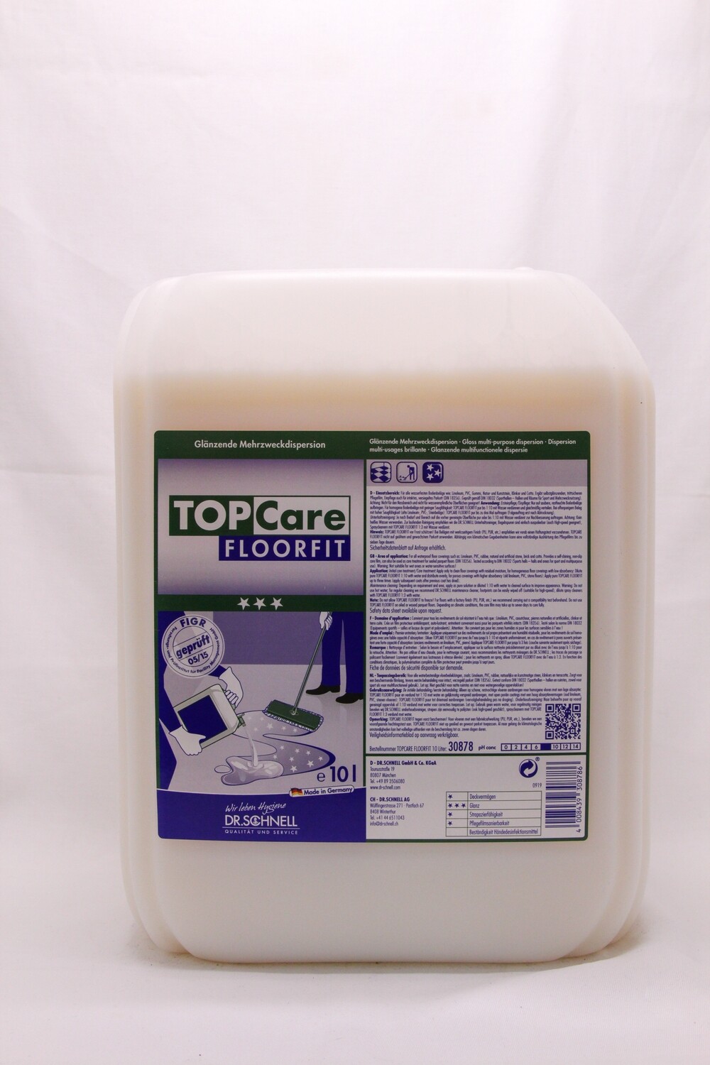 ​ Dr. Schnell TOPCare Floorfit Wischpflege - 10 Liter - Kanister