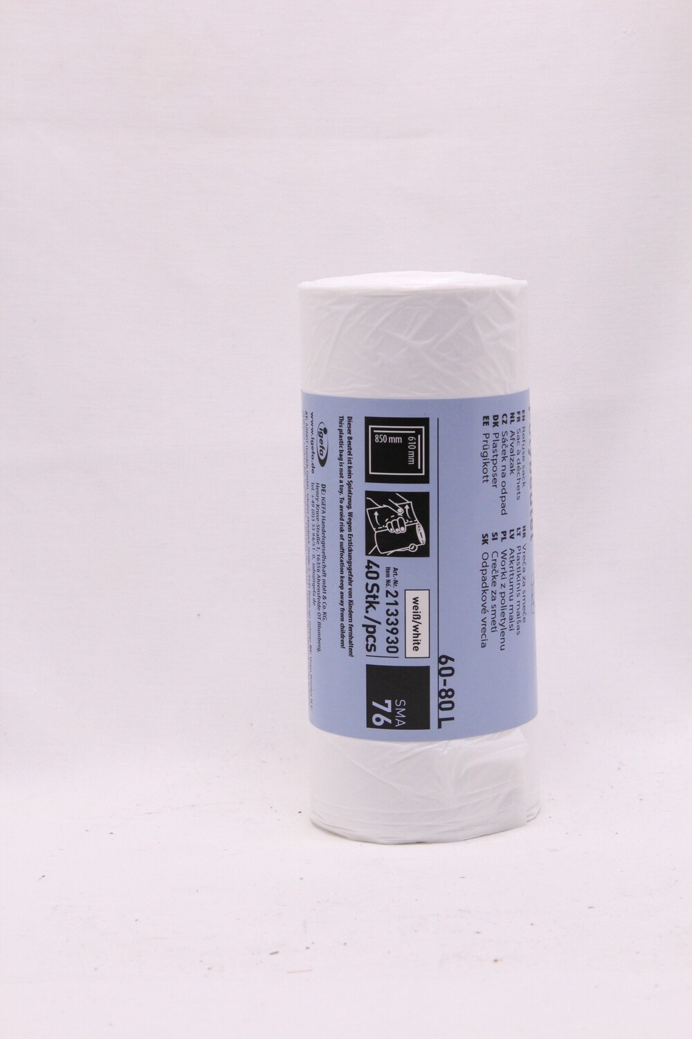 1 Karton 9 RLL  SMART Polybeutel SMA 76 60-80L