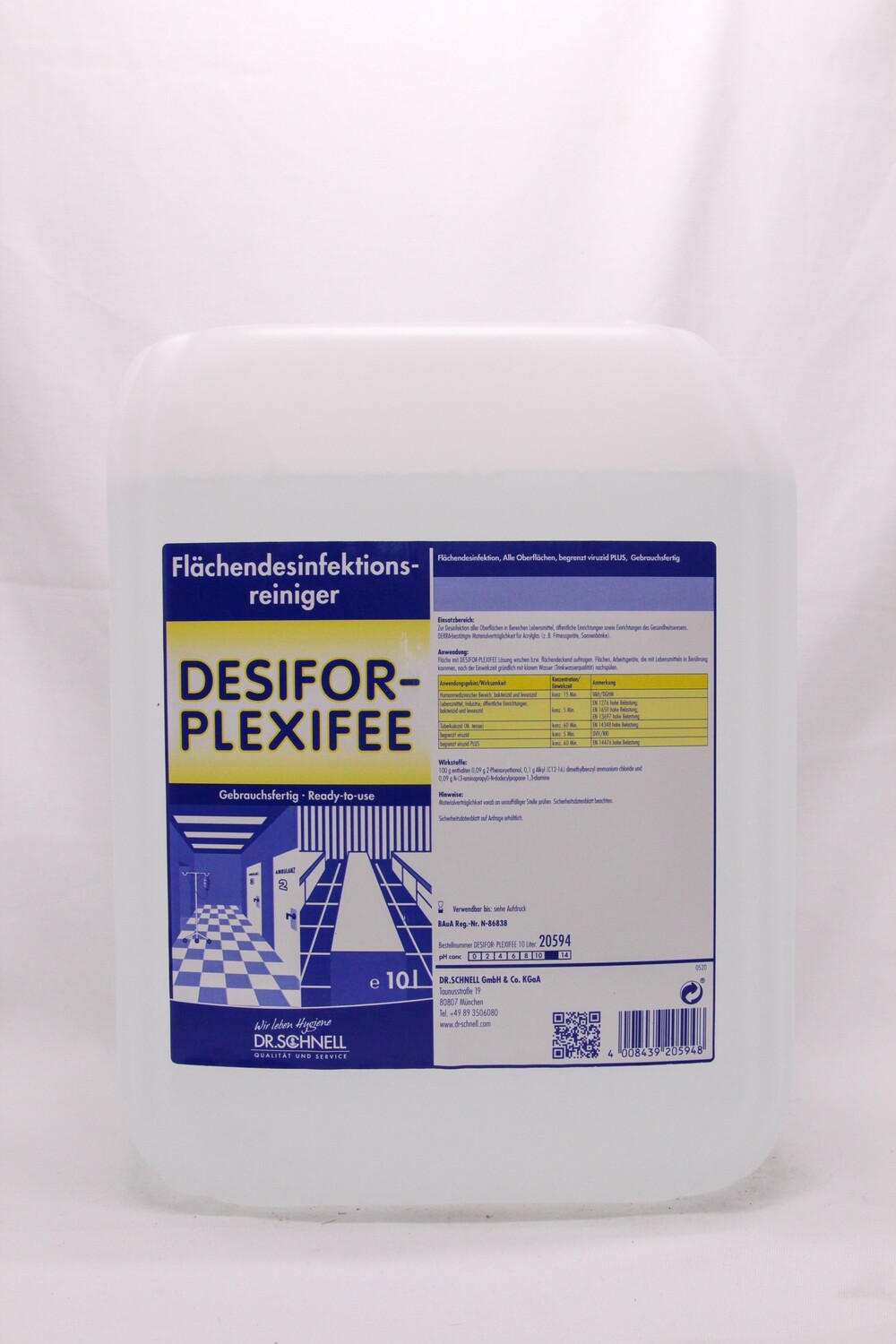 Dr. Schnell DESIFOR-PLEXIFEE Flächendesinfektion, gebrauchsfertig 10 Liter