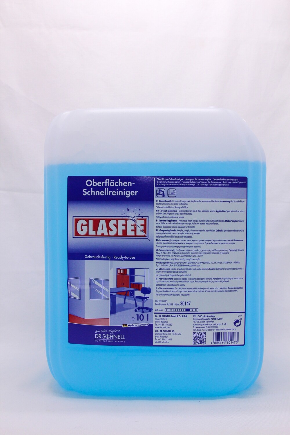 Dr. Schnell GLASFEE Oberflächen-Schnellreiniger 10 Liter