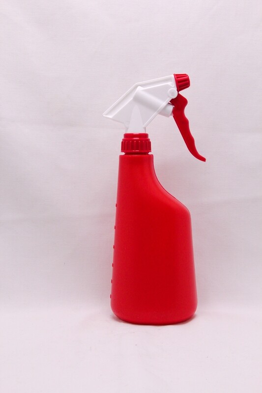Sprühflasche 650ml in Rot/Grün/Gelb/ Weiß-blau