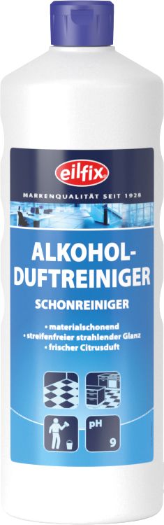 Eilfix Alkoholduftreiniger Konzentrat 1 l Flasche Frisch duftender Unterhaltsreiniger für alle glatten Oberflächen