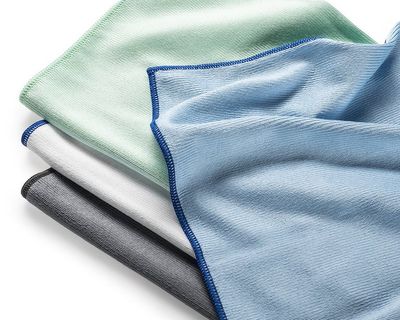 MEGA Clean Professional Mikrofaser Fenstertuch &amp; Geschirrtuch