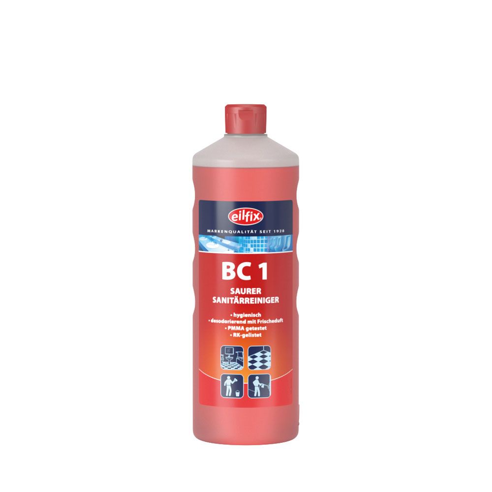Eilfix BC 1 Sanitärreiniger - 1 Liter Flasche