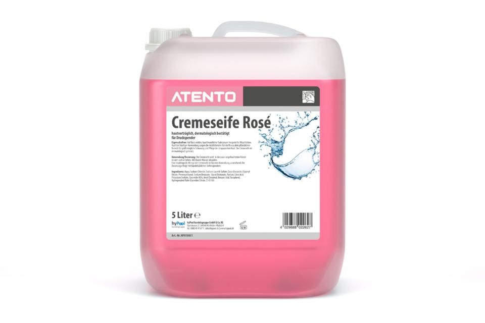 Atento Cremeseife Rose 5 L