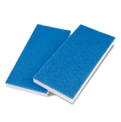 10er Pack Super-Handpad Melamin weiß/blau