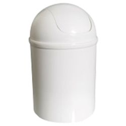 Schwingdeckeleimer 7l weiß rund d=20cm h=32cm