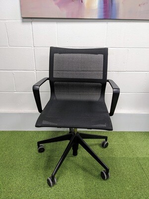 Vitra Physix Chair in Black By Alberta Meda - Executive / Task Chair