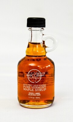 Pure Vermont Maple Syrup, 1.7 ounce glass