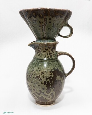 Crystalline Glaze Coffee Pour-Over by Andy Boswell 01237