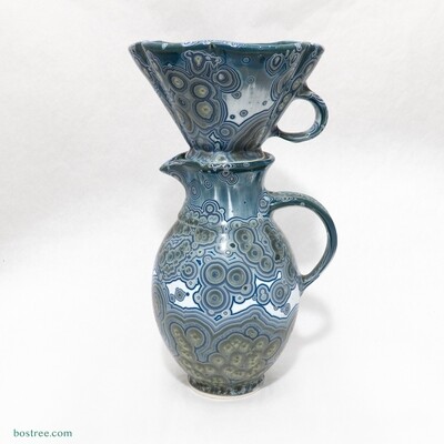 Crystalline Glaze Coffee Pour-Over by Andy Boswell 01340