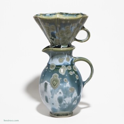 Crystalline Glaze Coffee Pour-Over by Andy Boswell 01396