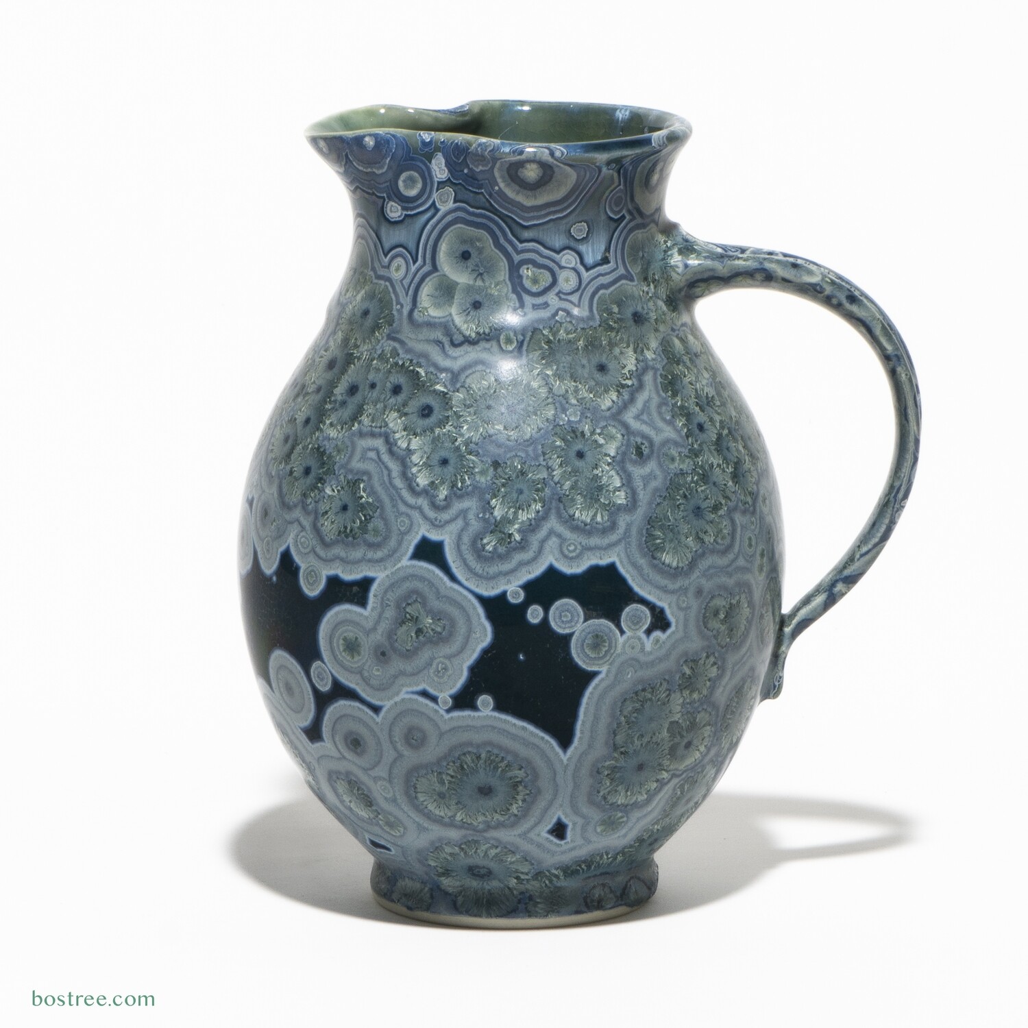 Crystalline Glaze Pitcher 6.5" by Andy Boswell 01420