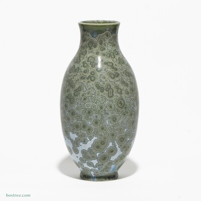 Crystalline Glaze Vase 9" by Andy Boswell - Slightly Irregular 01427