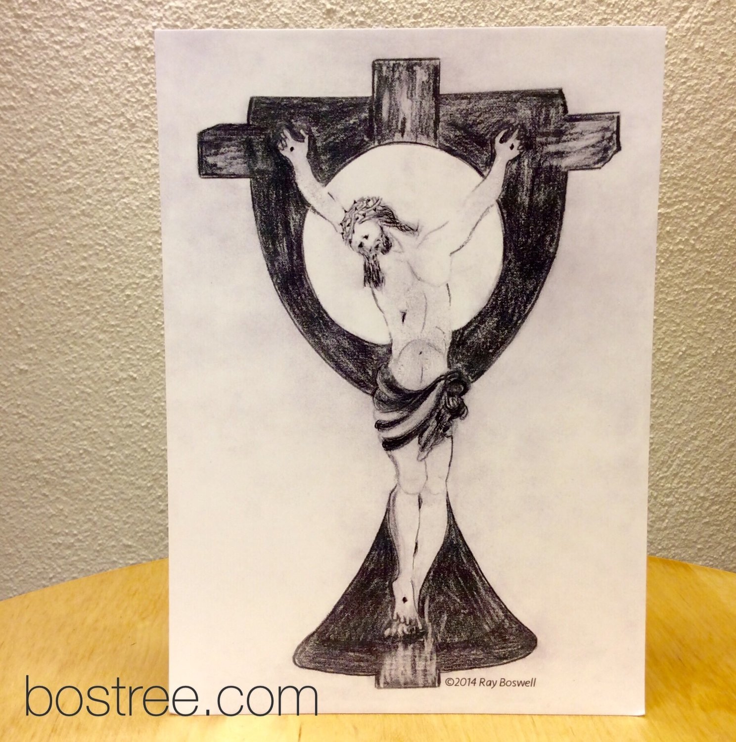 Jesus Icon Postcard by Ray Boswell - 8/pack
