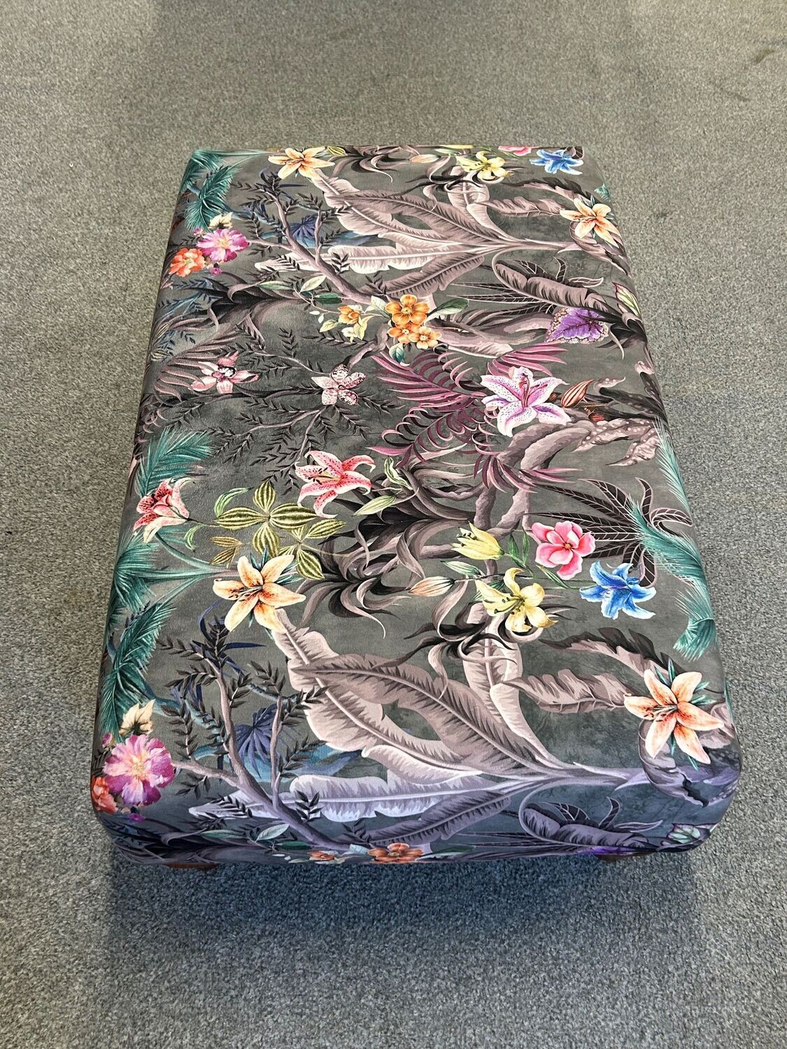 Lucinder Collection - Bespoke Footstool - Lillies