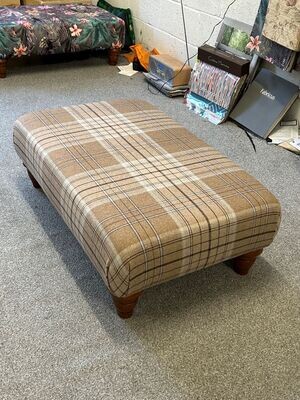 Lucinder Collection - Bespoke Footstool - Check