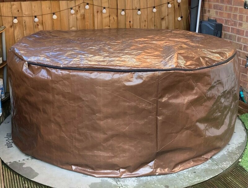 Insulated and all weather hot tub cover (two separate covers) (without zips) (Vancouver & Singapore Models)