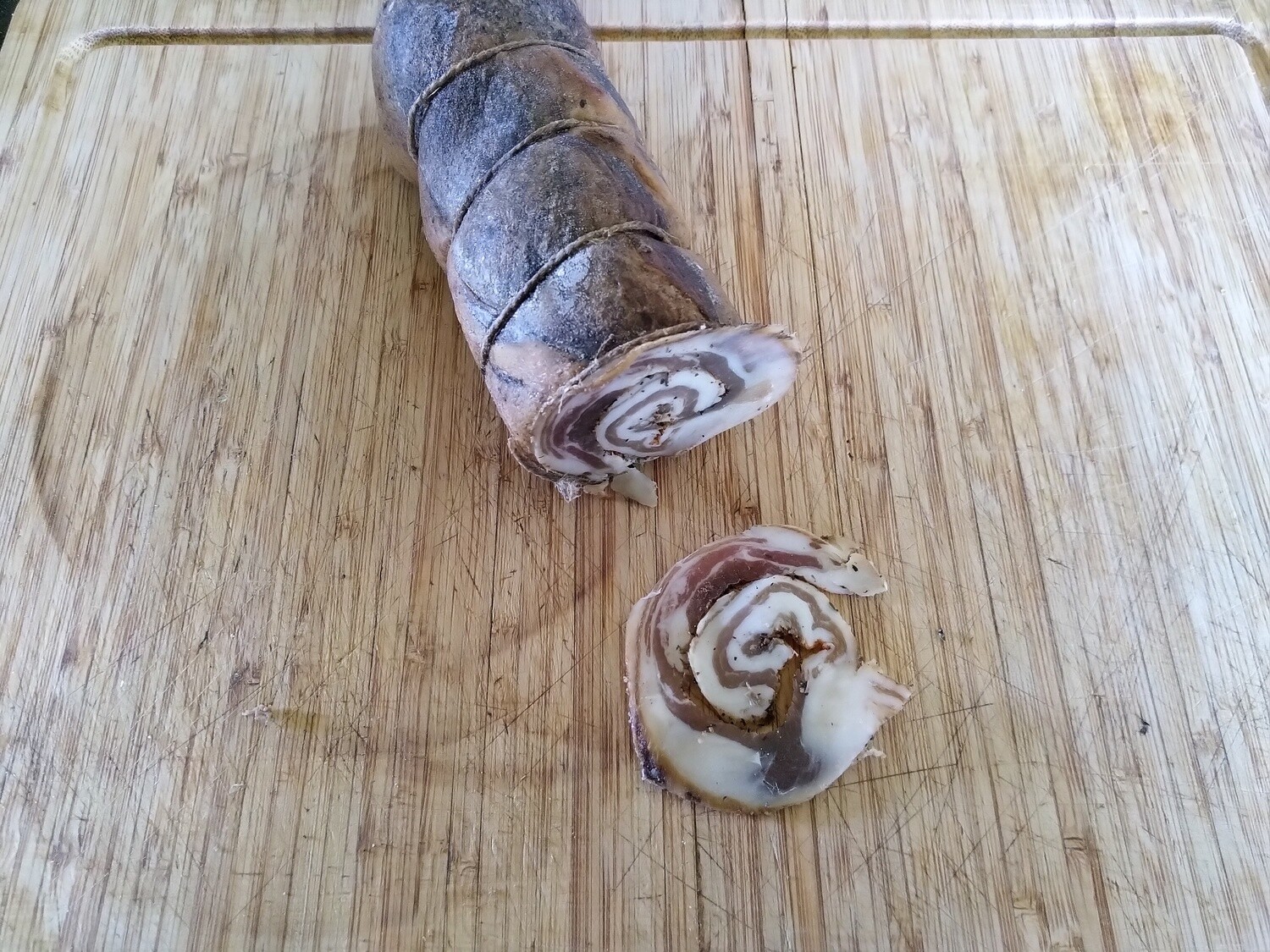 Pancette sec cochon gascon noir 100gr