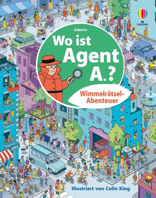 Wo ist Agent A.? - Wimmelrätsel-Abenteuer von 6 bis 9