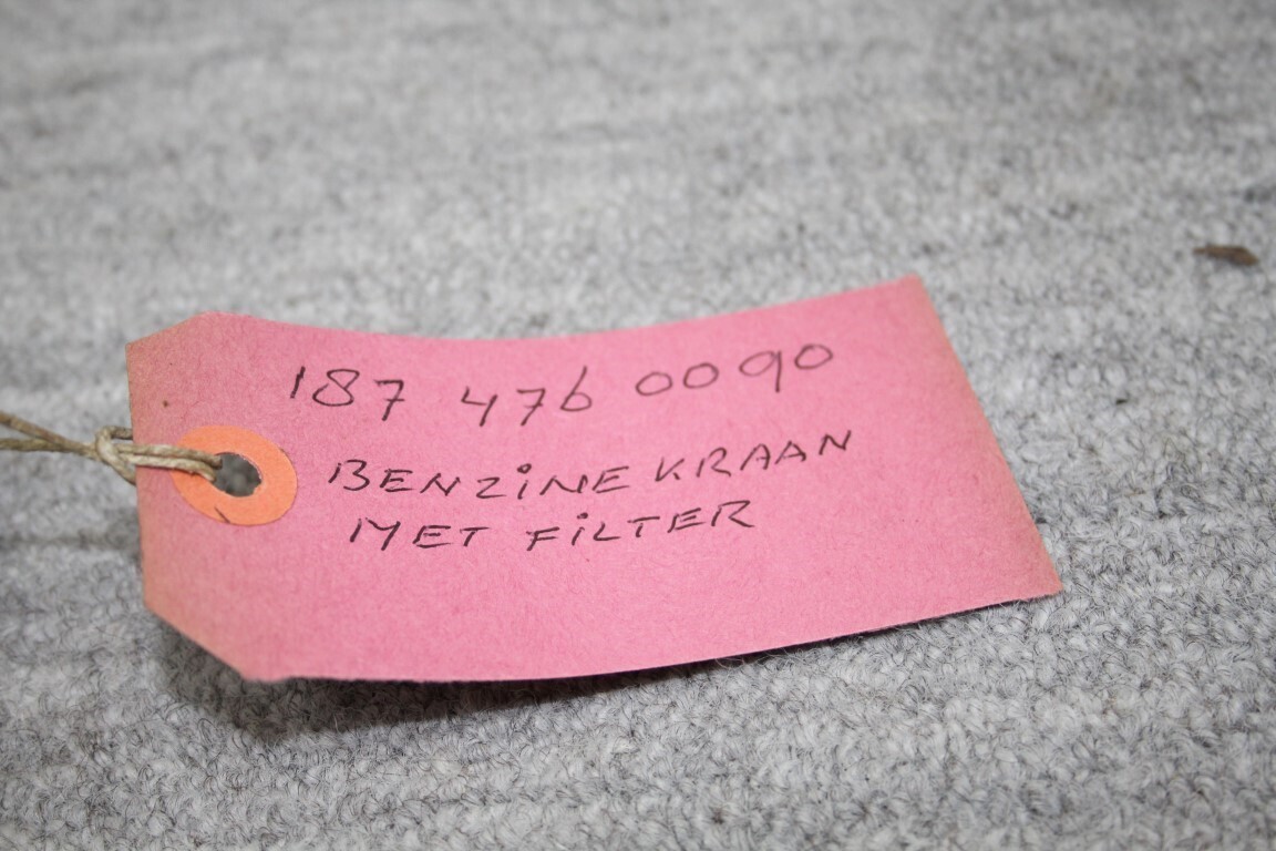 Benzinekraan met filter