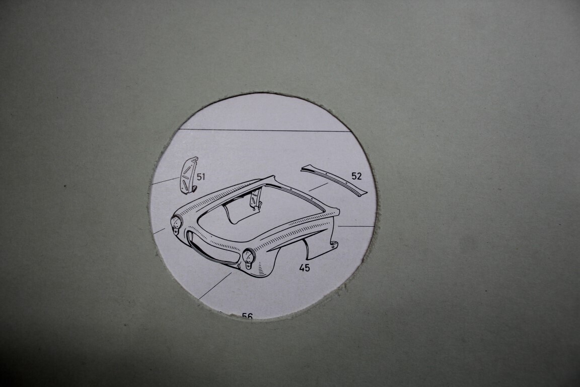 Complete kop 190 SL