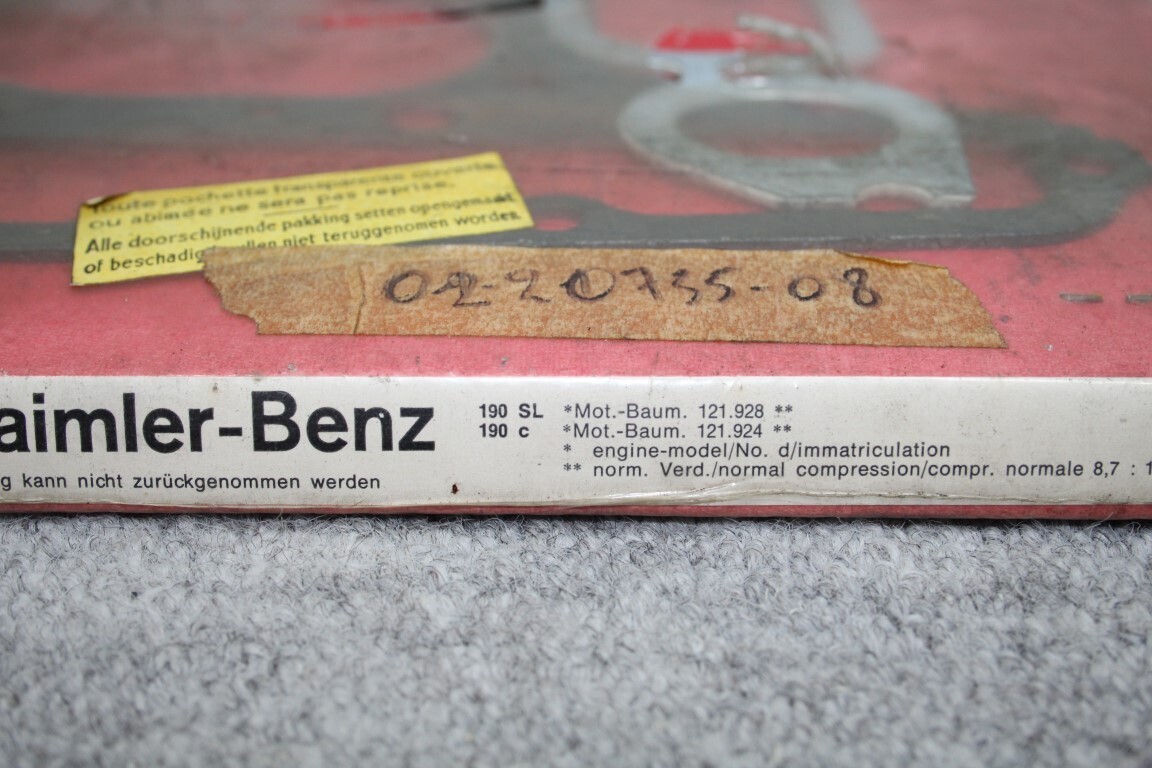 Koppakking 190 SL  M121928 motor