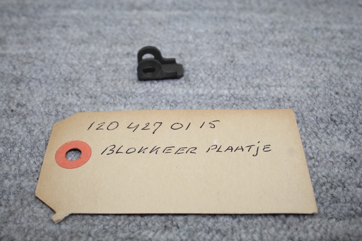 Blokkerplaatje handrem handle