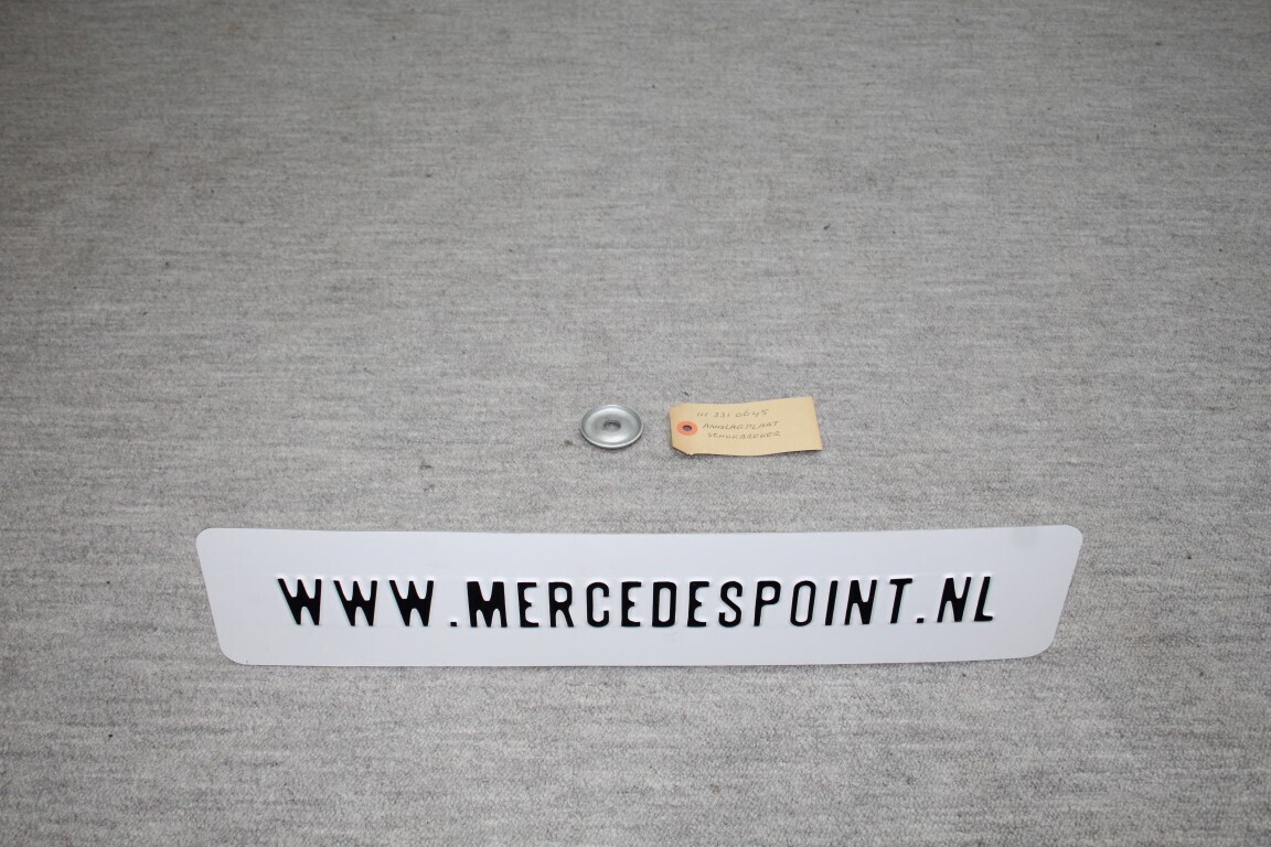 Aanslagplaat schokbreker subframe