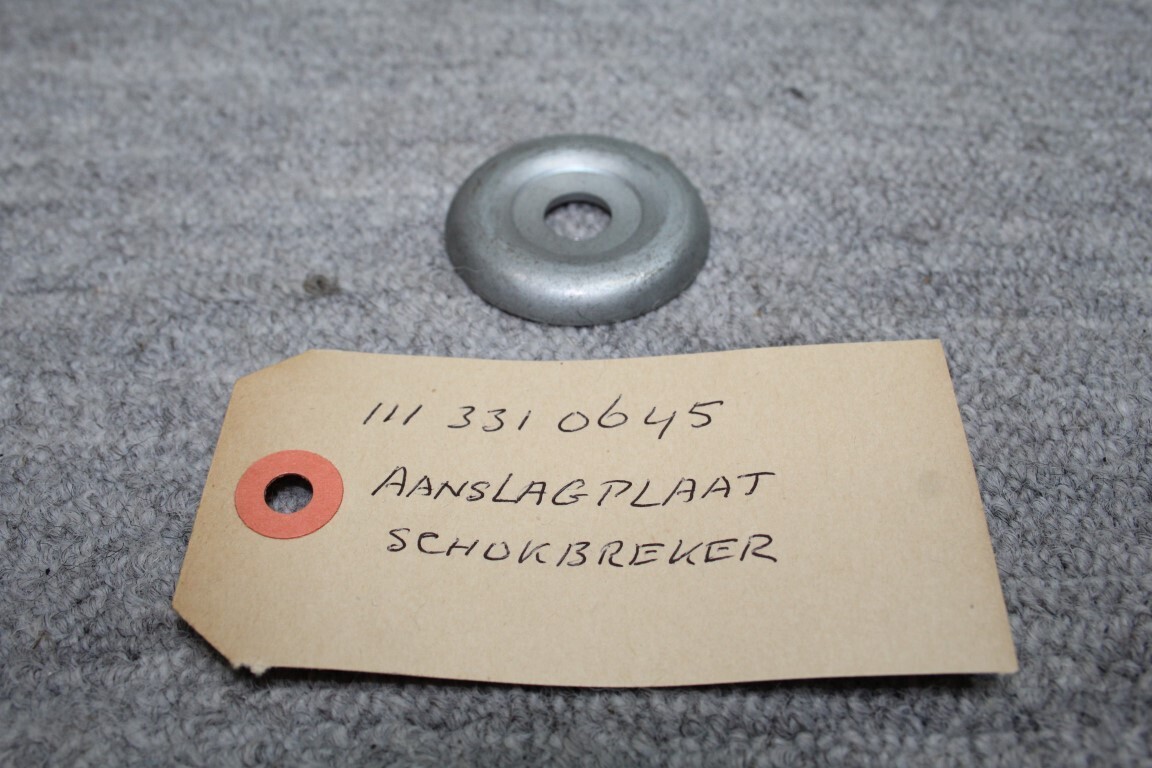 Aanslagplaat schokbreker subframe