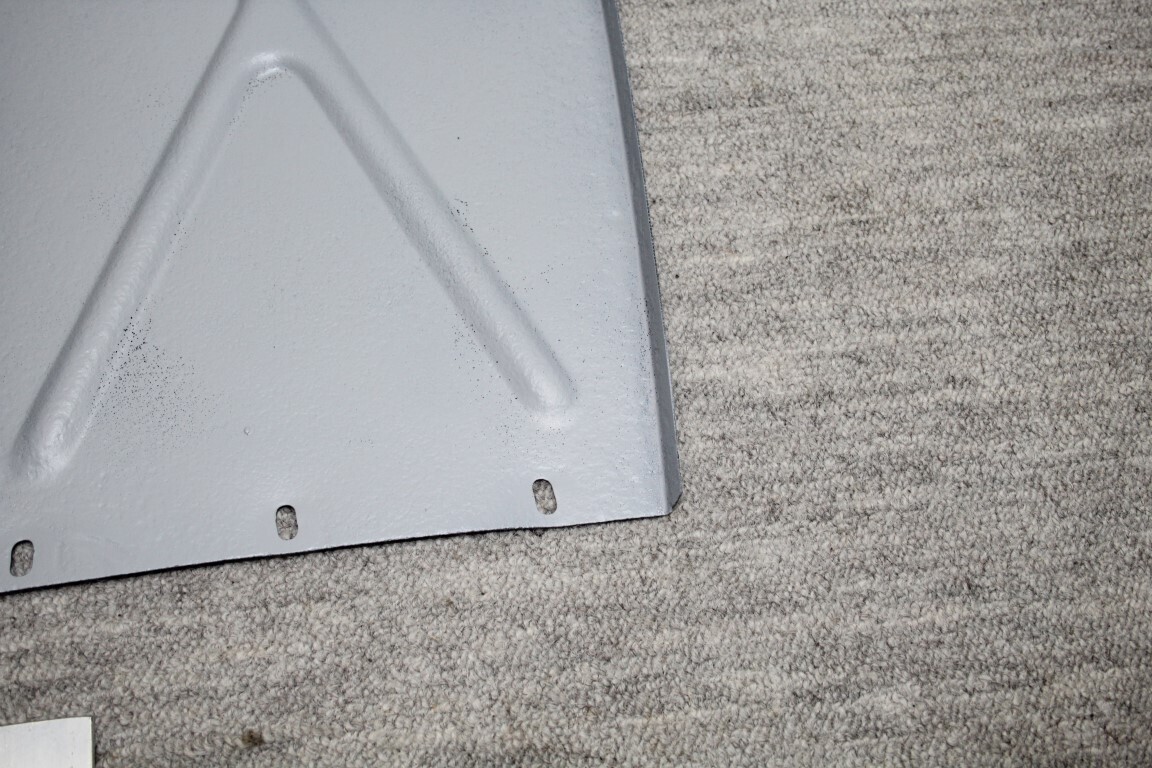 Spatplaat voorscherm links